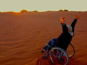 Miguel Nonay en el desierto del Sahara (Foto: Miguel Nonay).